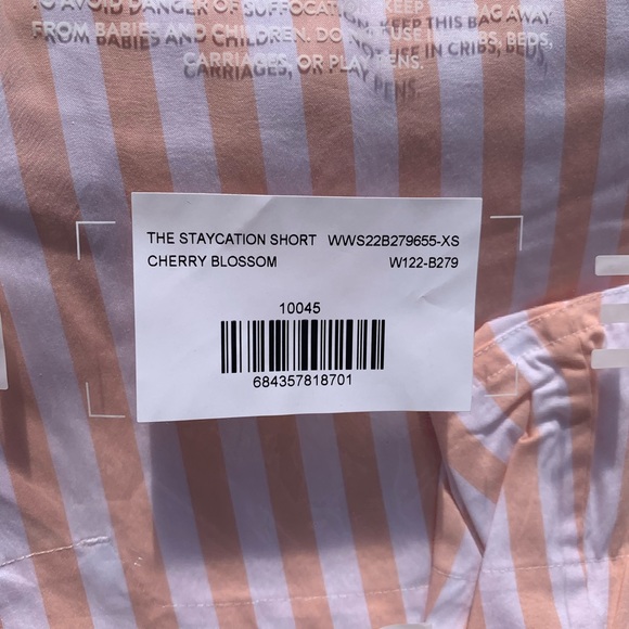 NWT All Year Round (AYR) The Staycation Short in Cherry Blossom Size XS - Picture 14 of 14